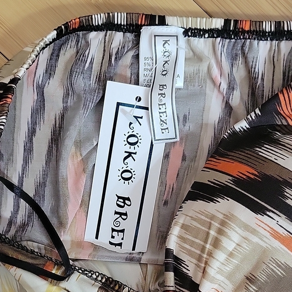 Yellow and Orange Maxi Dress Sleeveless A-Line - Medium - Picture 2 of 6